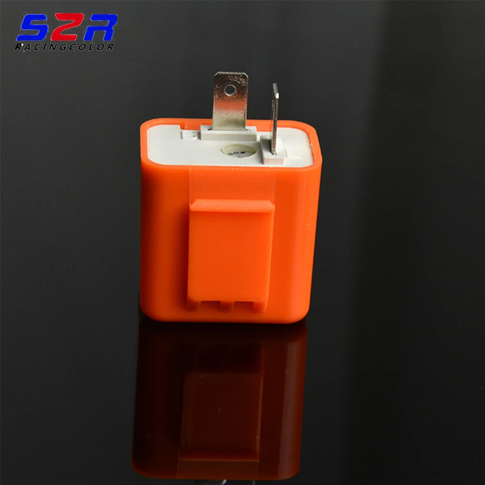 12 В 2-контактное электронное светодиодное проблесковое реле для Honda Kawasaki Suzuki Yamaha