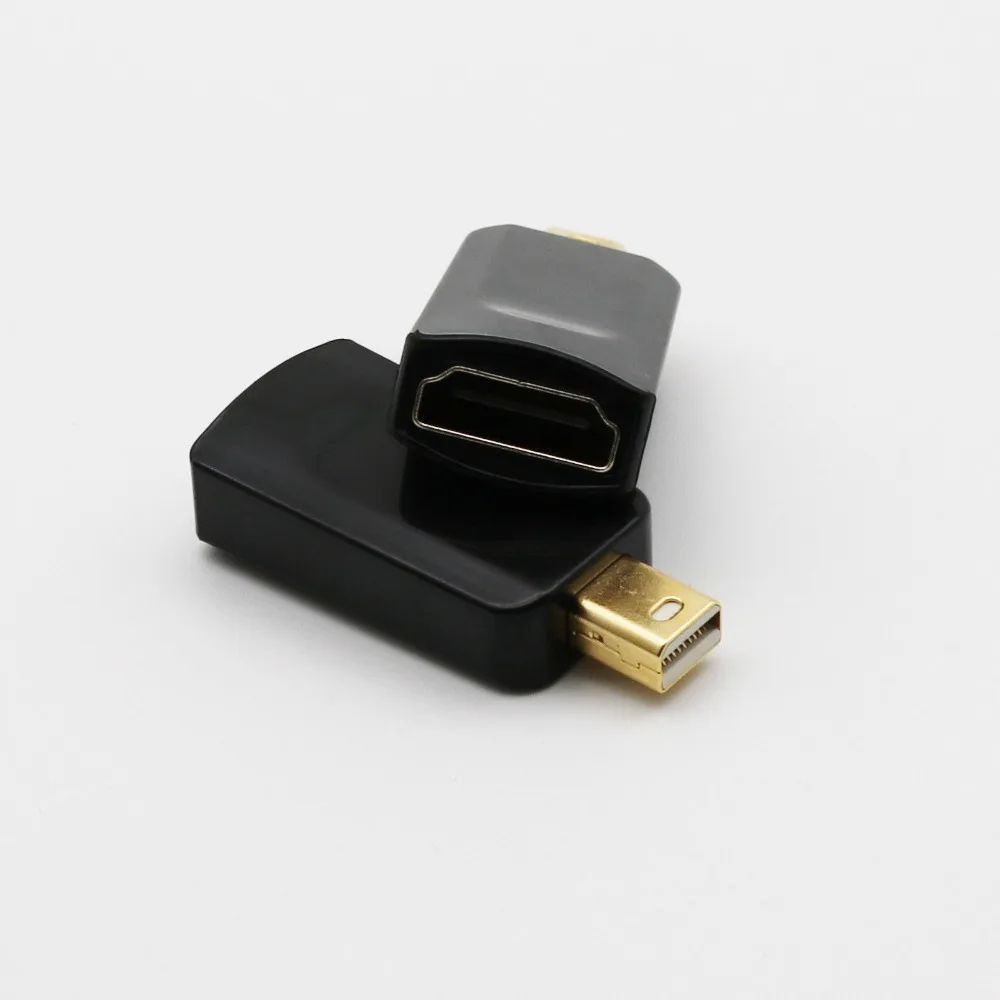 1x Mini Display Port DP Male to HDMI Female AV Audio Converter Adapter For Macbook Black |