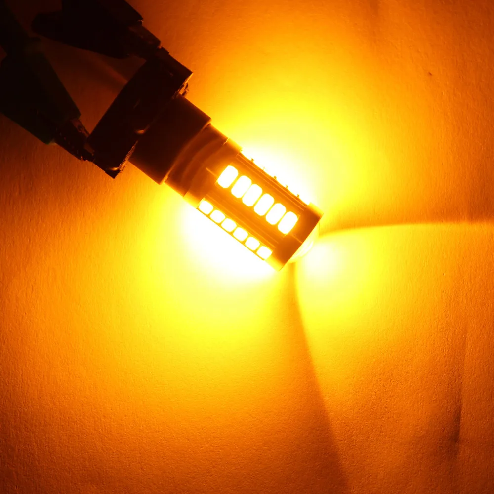 2 шт. PY24W 33SMD 5730 без ошибок Canbus поворотный сигнал задний фонарь s ДХО светильник
