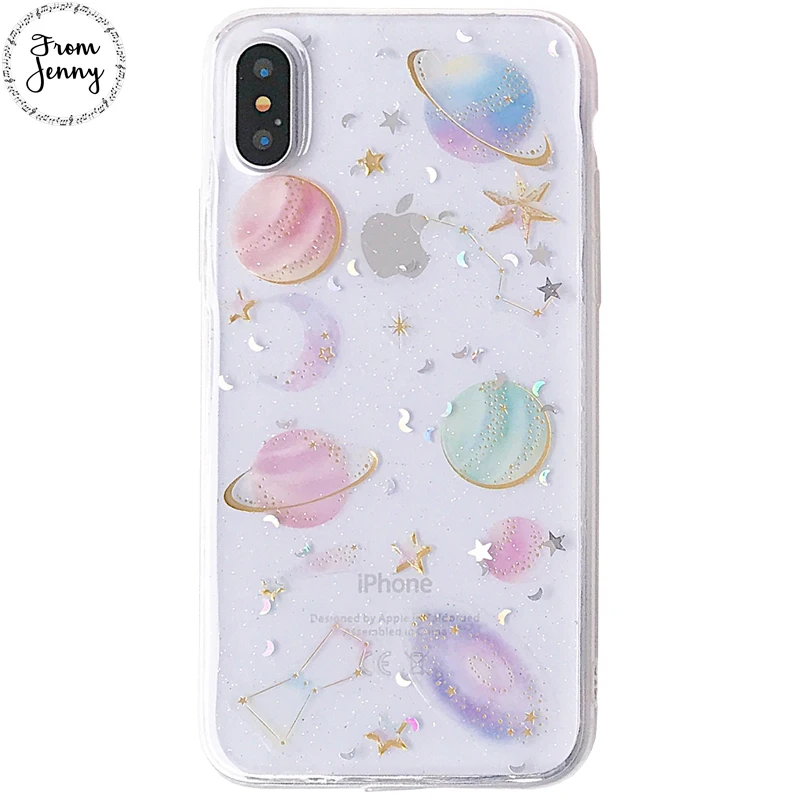 Милые прозрачные чехлы для iPhone 7 7plus 6 6S 6plus 6splus 8 8plus мягкий чехол из ТПУ девочек