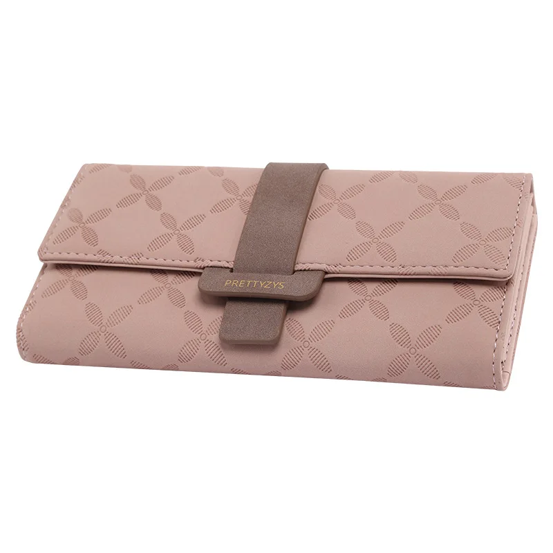 Женский кошелек PurseThree Folds портативный многофункциональный длинный сменный хит