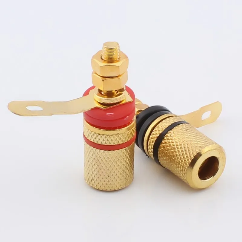 5 пар позолоченных переплетенных элементов внешний адаптер стереотерминал