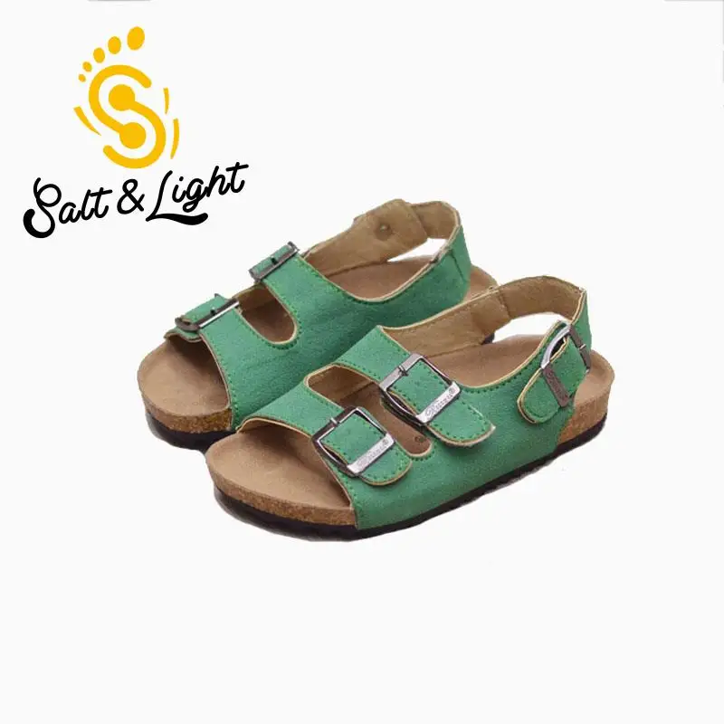 Сандалии JUSTSL пляжные нескользящие для мальчиков и девочек Уличная обувь с