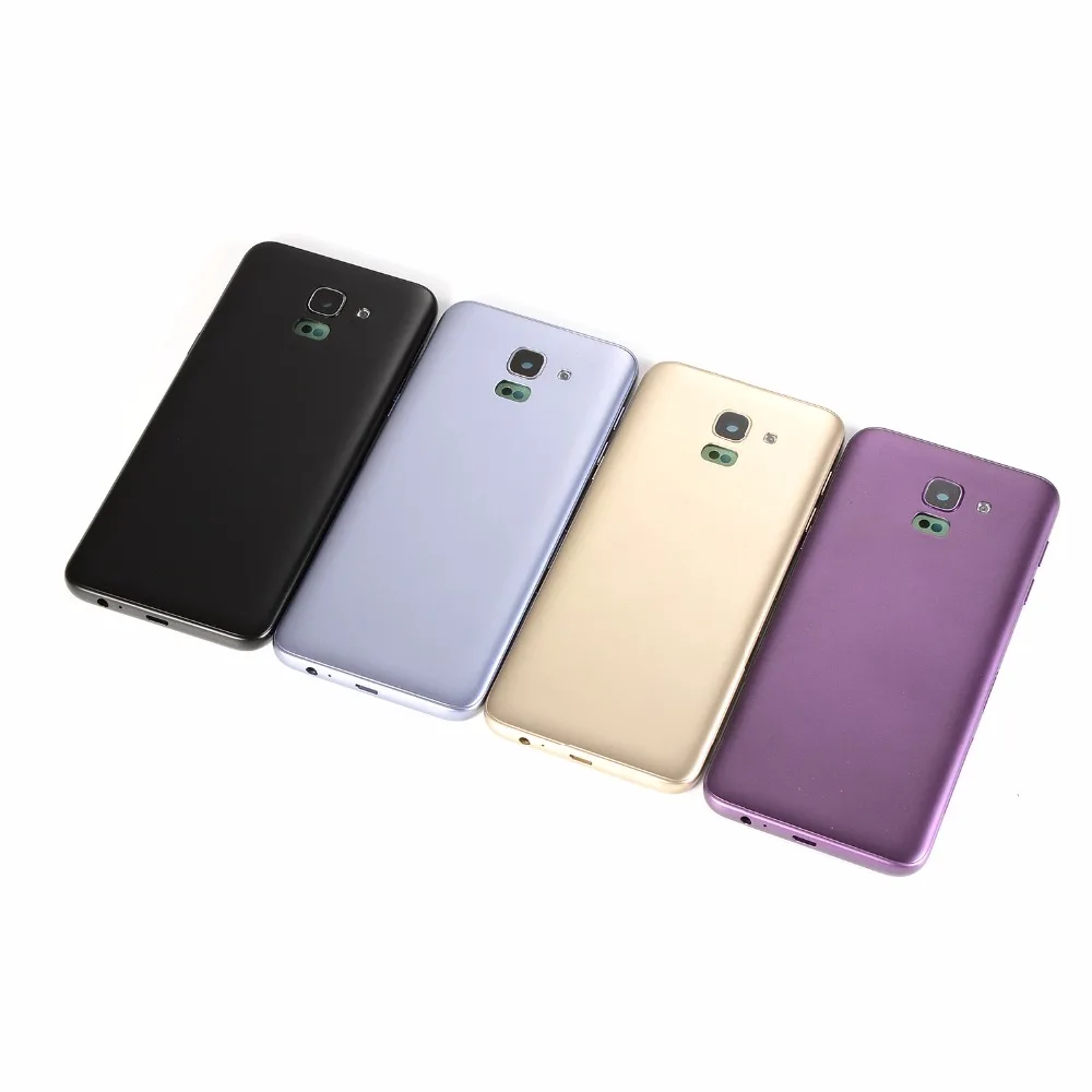 Для Samsung Galaxy J6 2018 J600 J600F корпус средняя рамка аккумулятор задняя крышка с кнопками