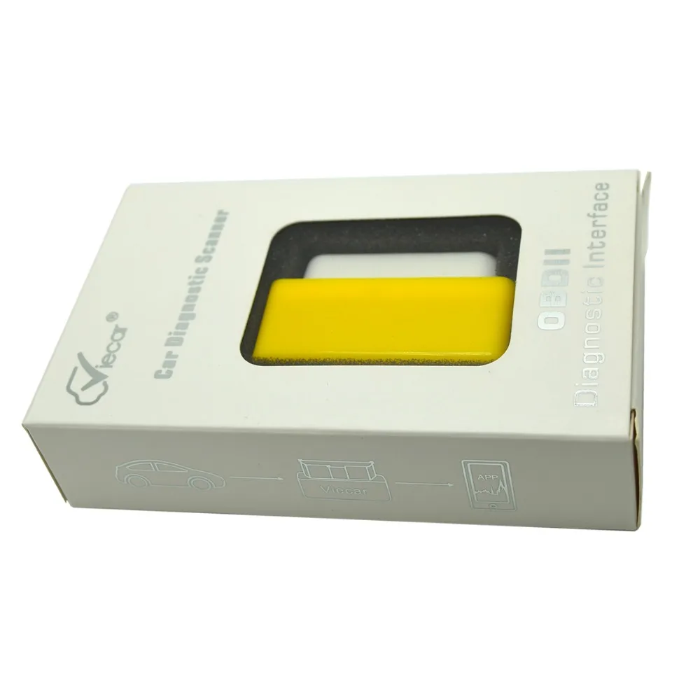Viecar VC004-A Bluetooth 2.0 OBD2 Car Diagnostic Scanner Support System Windows XP 7/8 Android Symbian |