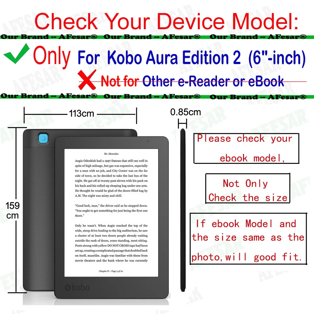 Чехол для электронной книги capa Rakuten Kobo Aura Edition 2 Новый 6 дюймовый защитный чехол kobo