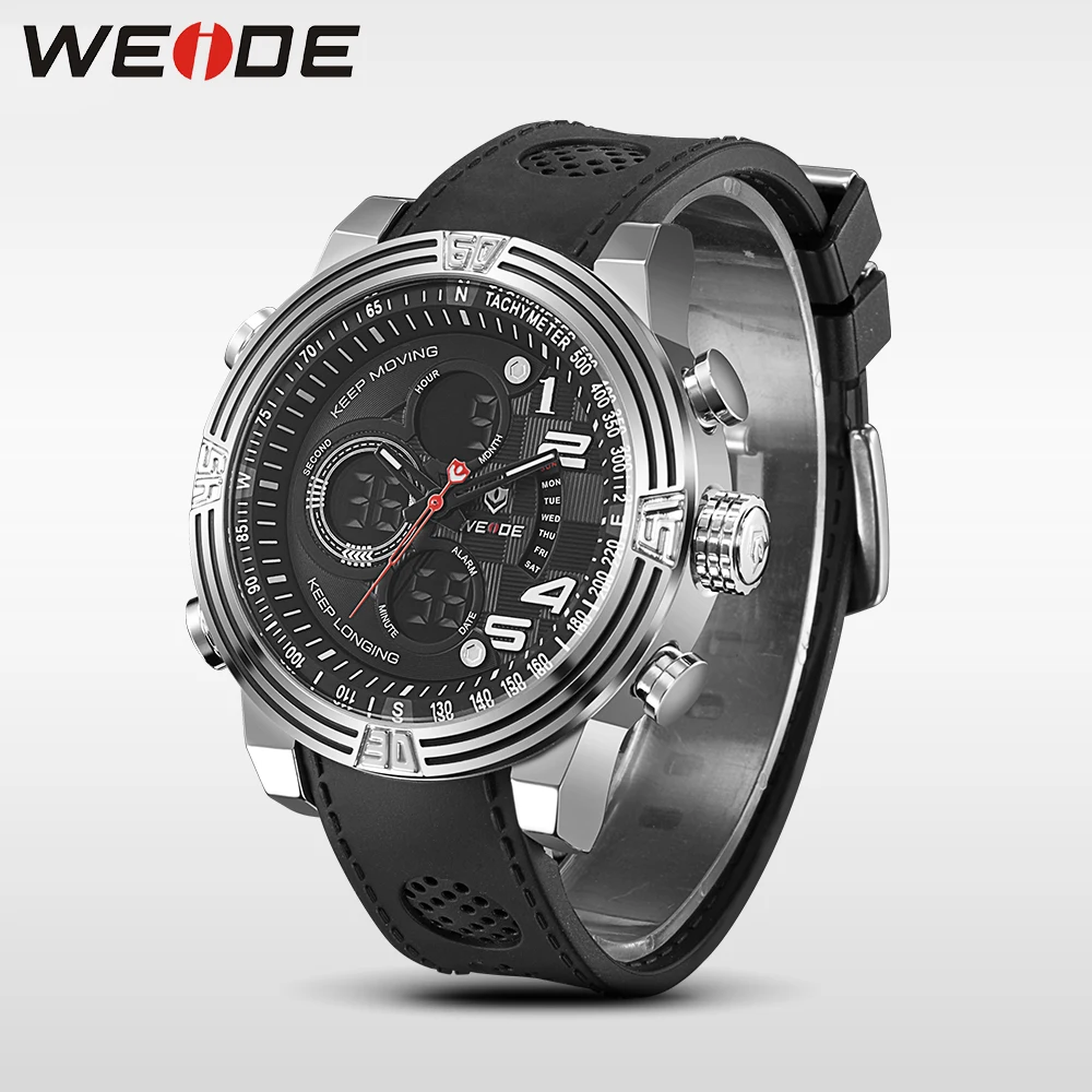 WEIDE 2017 новые кварцевые повседневные часы в стиле милитари несколько часовых