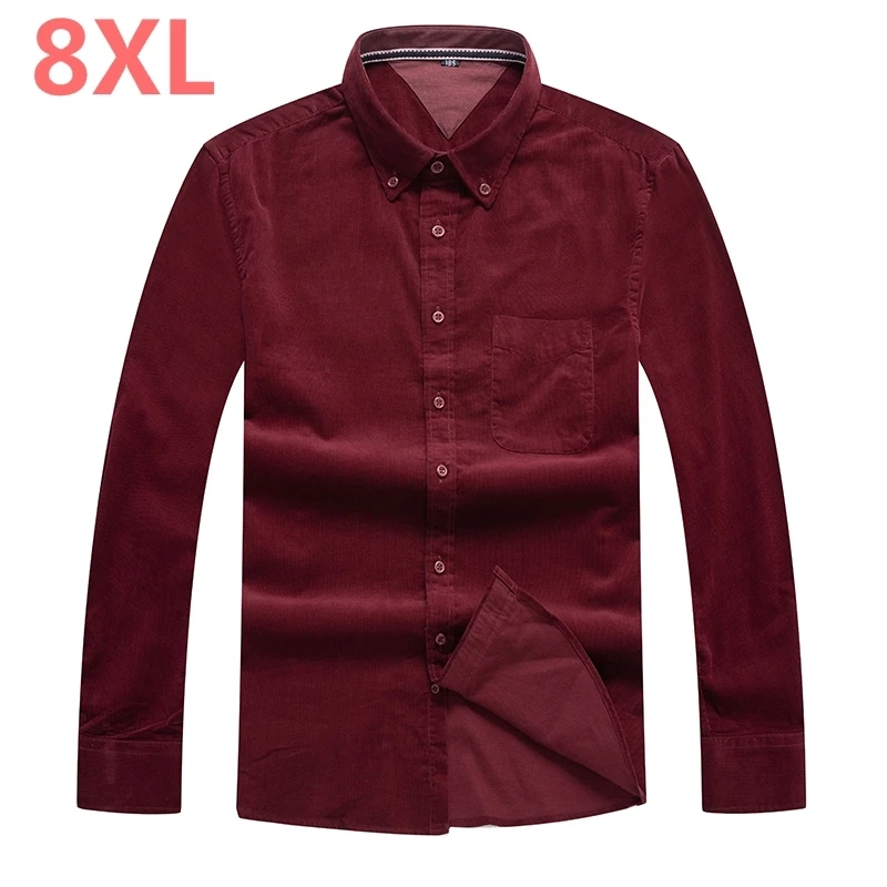 8XL 7XL Большие размеры Модные 100% хлопок Для мужчин s гавайская рубашка с длинным