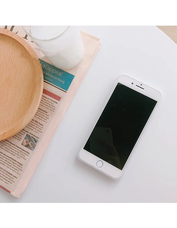3D Kawaii растение кактус прозрачные со стразами чехол для iPhone X Xs 10 8 7 6 6s Plus iphone plus в