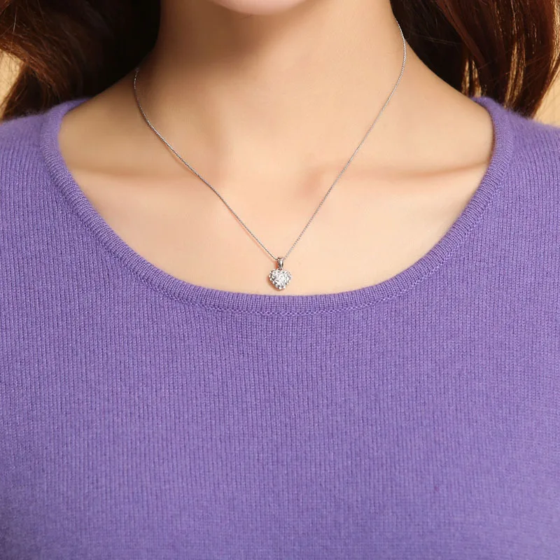 Женщин свитер 100% чистого кашемира вязаный зима О-образным вырезом теплые свитера