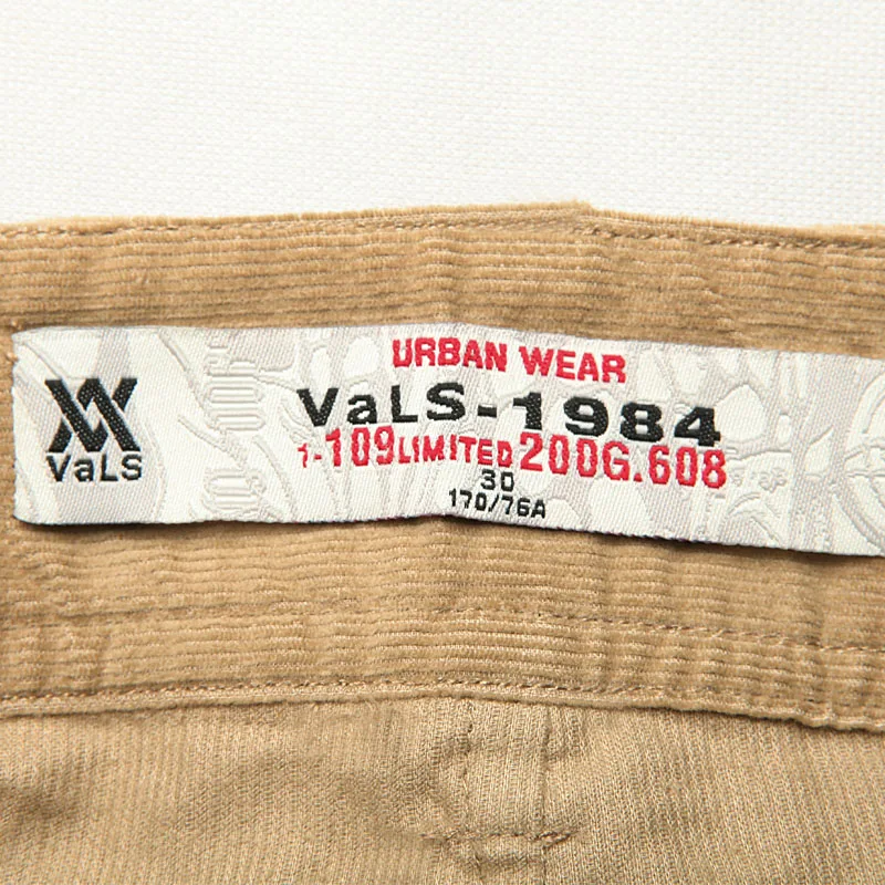 Новые Поступления Мужчины Вельветовые Брюки теплый Свободные Случайные Прямые