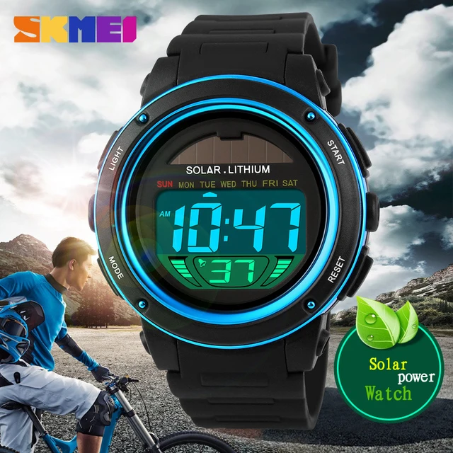 Solar Energy Digital Watches 5