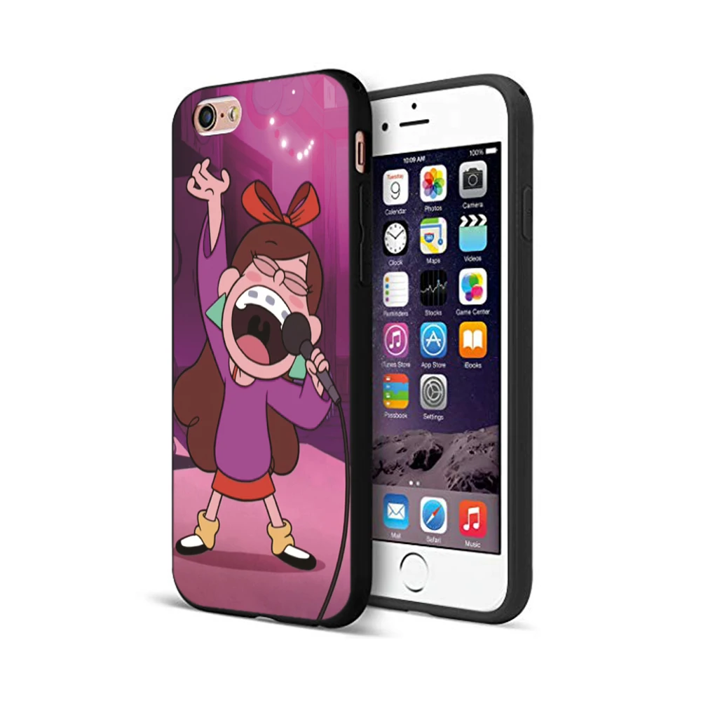 11706 Черный чехол ТПУ для iphone 5, 5s, se, 6, 6s, 7, 8 plus, x, 10, чехол для iphone XR, XS, 11 pro, MAX, чехол, mabel Gravity falks, Comic Con - Цвет: 11706