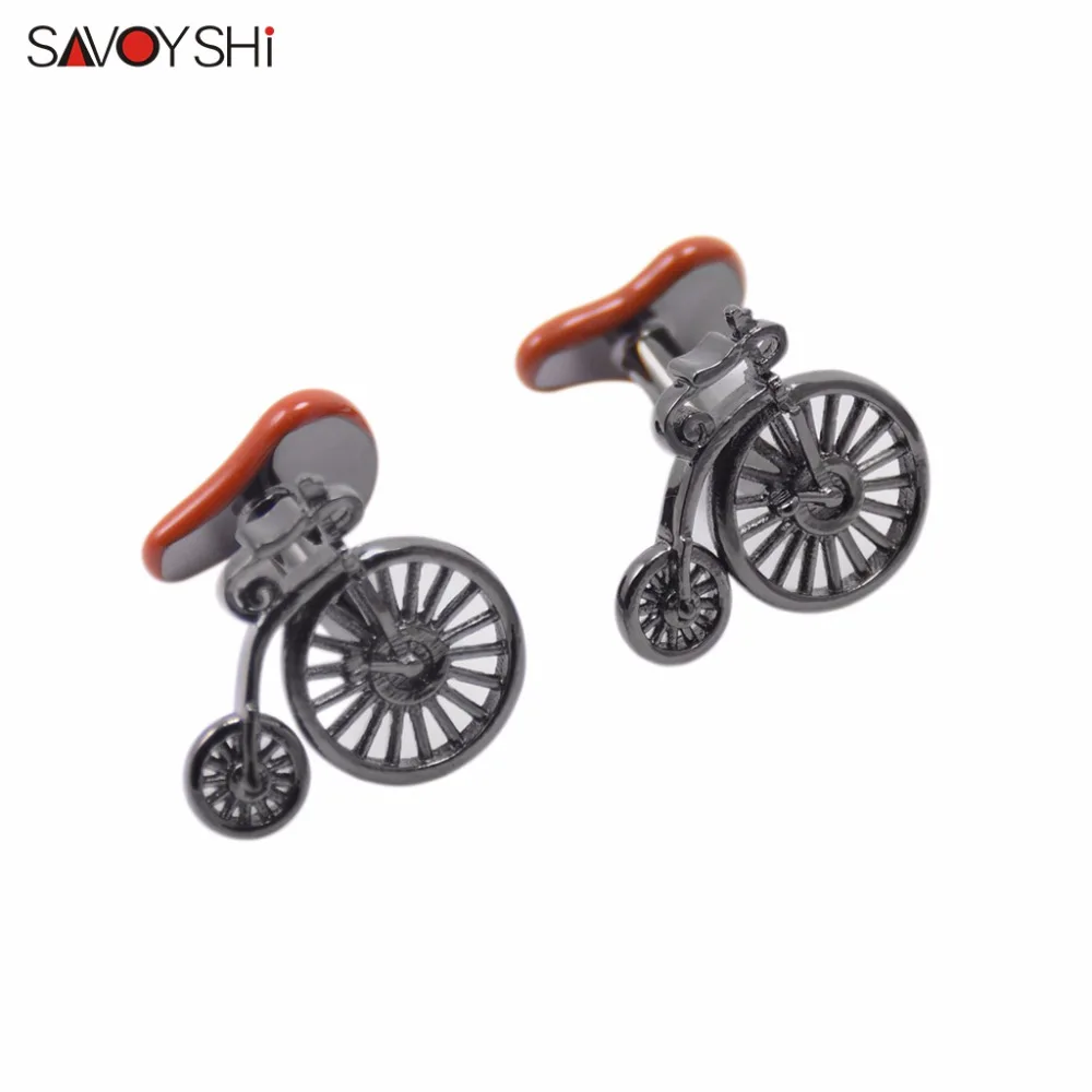 SAVOYSHI Новинка велосипедные запонки для мужской рубашки высокого качества