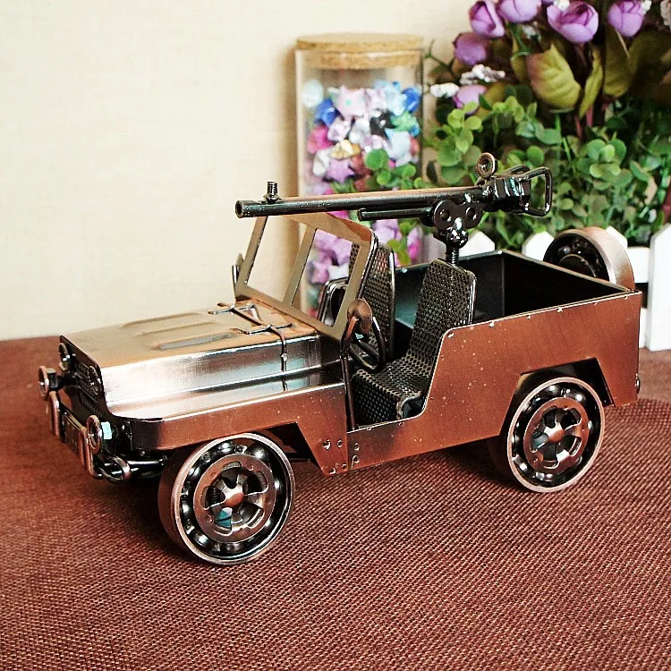 Ретро военные машины пушки украшение автомобиля покрытие не ржавеет ручная