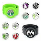 Регулируемый браслет Dragon для детей и взрослых, кольцеобразный масляный диффузор, Детские мужские и женские силиконовые браслеты