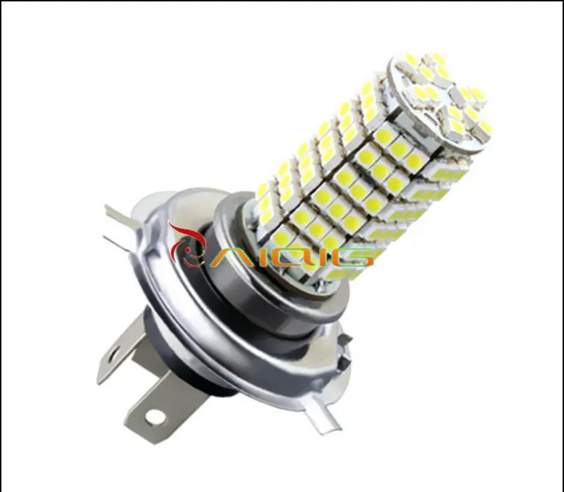 H4 светодиодный 120 SMD чистый белый головной противотуманный фонарь светильник для