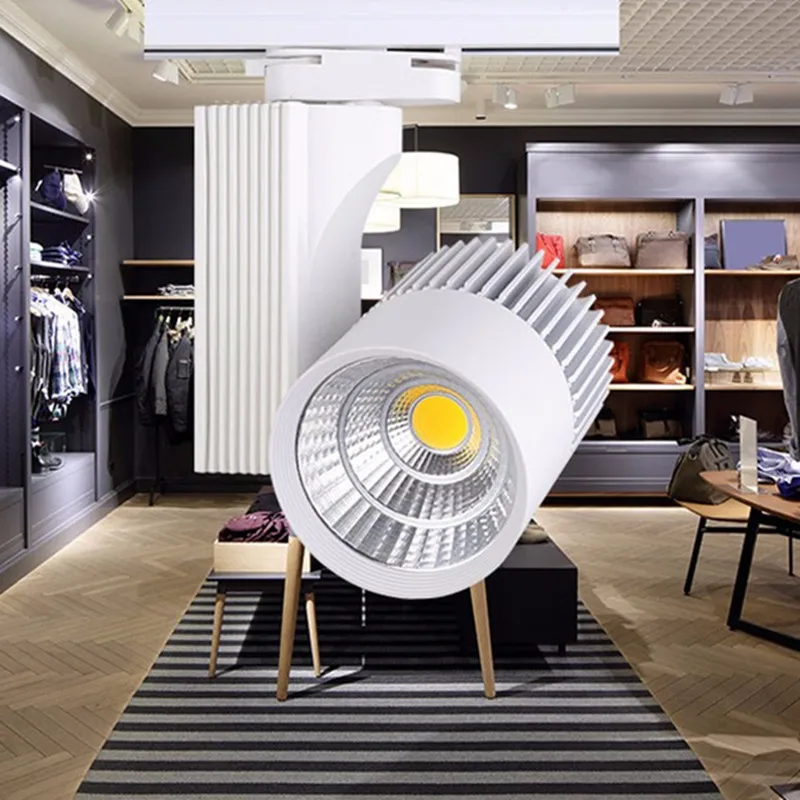 JLAPRIRA LIGHTING 2 шт./лот 30 Вт черный/белый корпус 80Ra COB Светодиодная ДОРОЖКА 24 градусный