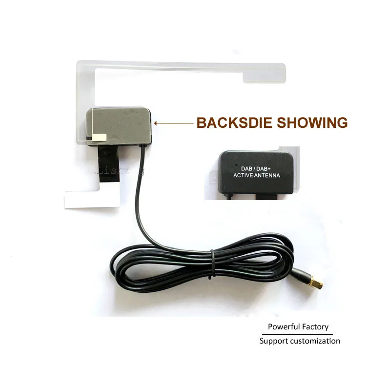 

OEM Built-in RF Amplifier Paster Car Radio DAB/DAB+ Active FM Antenna 1pcs