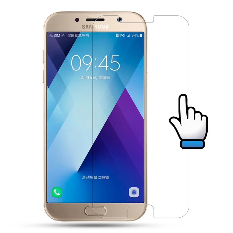 Tempered Glass For Samsung Galaxy A3 A5 A7 A310 A510 A710 2016 A320 A520 A720 2017 Screen Protector Protective Film Phone Case | Мобильные