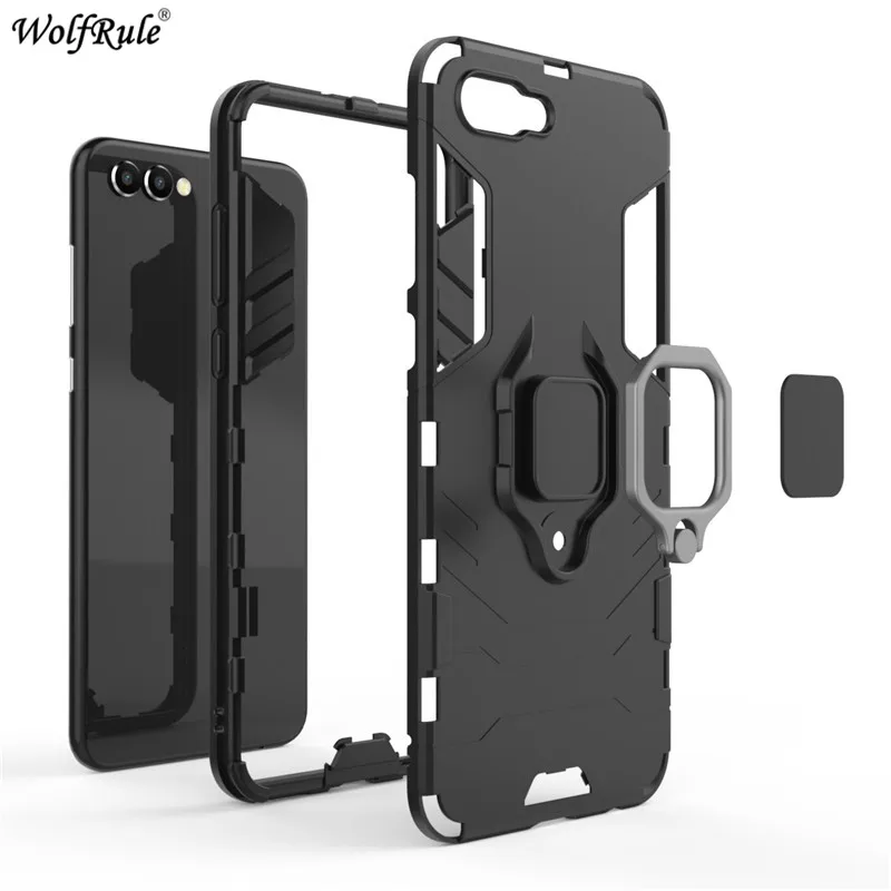 for cover huawei honor view 10 case ring holder armor bumper phone case for huawei honor view 10 20 30 pro 40 lite cover funda free global shipping