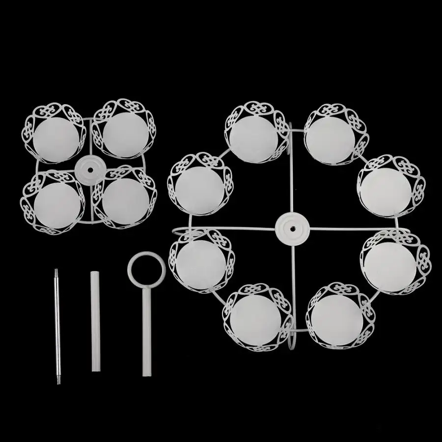 Mold Pastry Forms 2 Tier Iron Round Cake Stand Cupcake Holder Dessert Rack Party Tea Supplies Nozzles For | Дом и сад