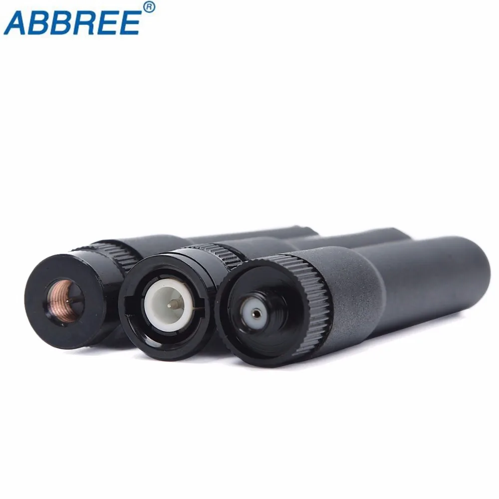 ABBREE ST20 Двухдиапазонная SMA Female/SMA Male/BNC 144 МГц/430 МГц мягкая антенна для HYT Icom TYT BAOFENG