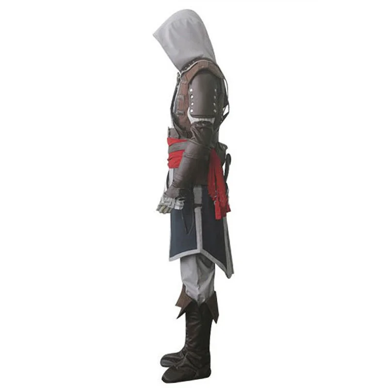 Cosrea костюм ассасина Эдварда Крид черный флаг Kenway Косплей Костюм Полный настройки костюм для Хэллоуина Вечерние