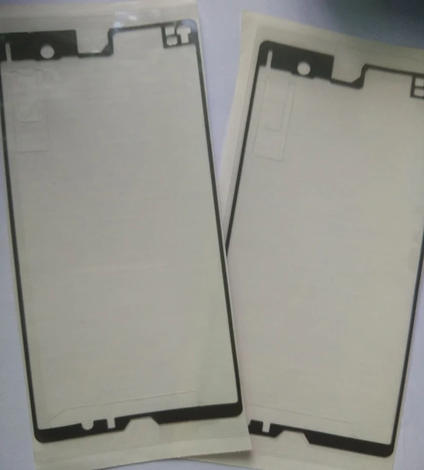 10 шт./лот новый передний корпус рамка пластина клейкая наклейка для Sony Xperia Z C6603