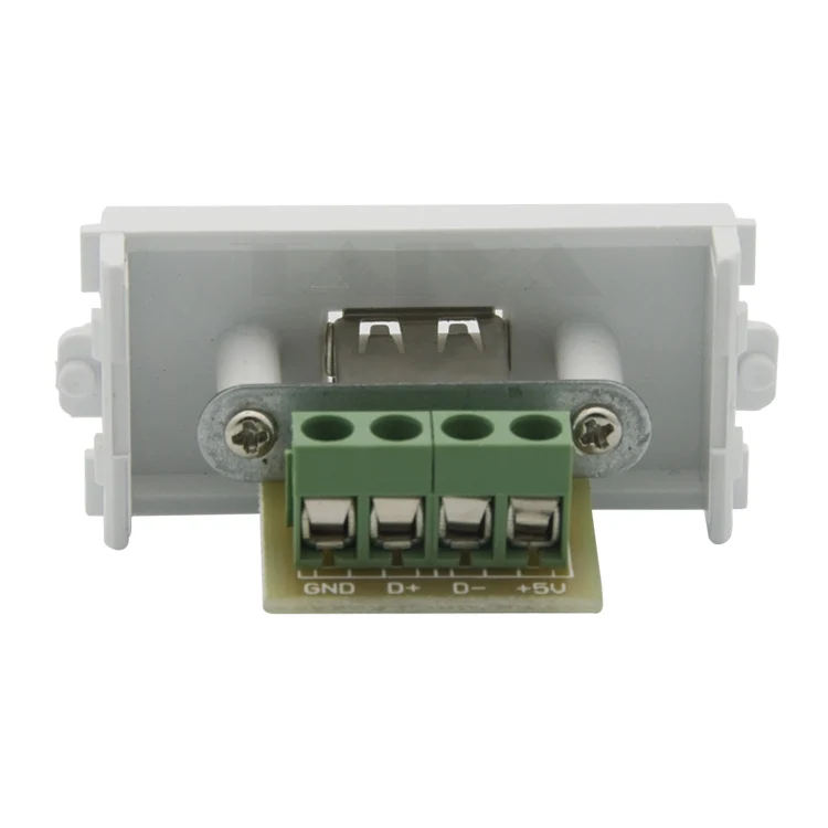 USB настенная пластина USB разъем с задней стороны винтовое соединение