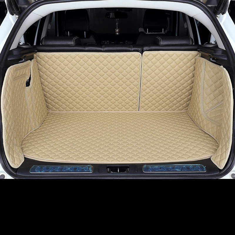 Волокно Кожаный Автомобильный Коврик для багажника Range Rover Evoque 2011 2012 2013 автомобильные аксессуары