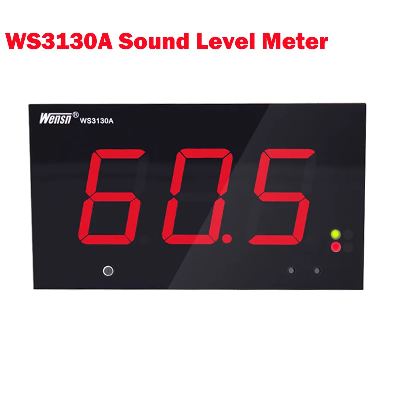 WS3130A измеритель уровня звука настенный децибел большой экран дисплей