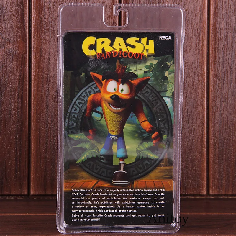 NECA Crash Bandicoot подвижные фигурки ПВХ Коллекционная модель игрушки