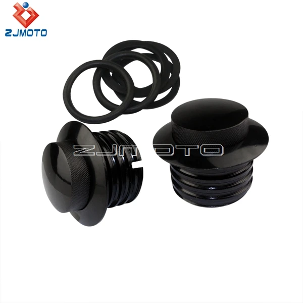 Черный мотоциклетный алюминиевый всплывающий резервуар газовая крышка масляный