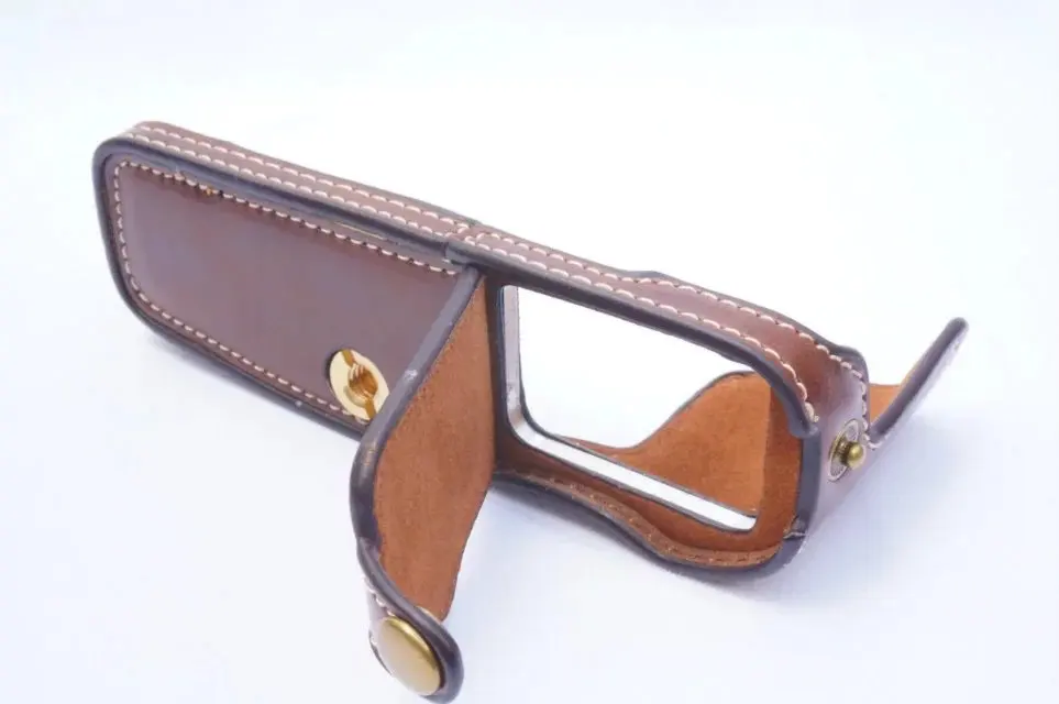 Модный новый жесткий Половина корпуса камеры набор нижний Чехол для Olympus PEN-F penf PU