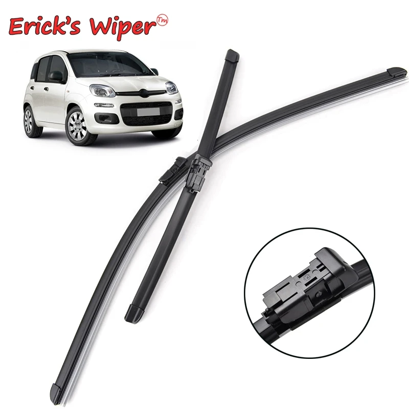 

Erick's Wiper LHD & RHD Front Wiper Blades For Fiat Panda MK3 2013 - 2018 Windshield Windscreen Front Window 24''15'' Not U-type
