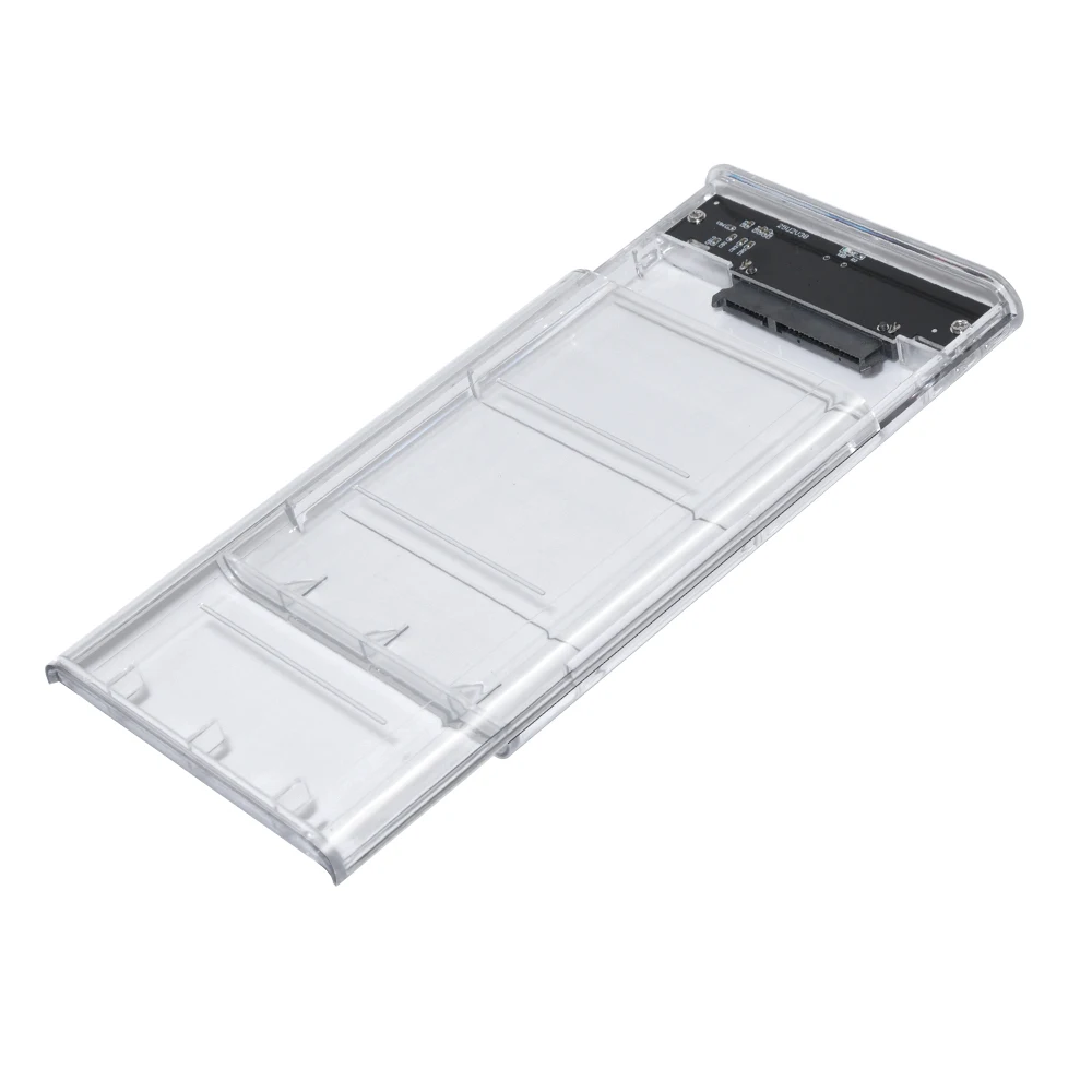 DeepFox универсальный пластиковый 2nd HDD SSD caddy 9,5 мм SATA 3,0-USB 2,0 HDD чехол для 2," жесткого диска корпус