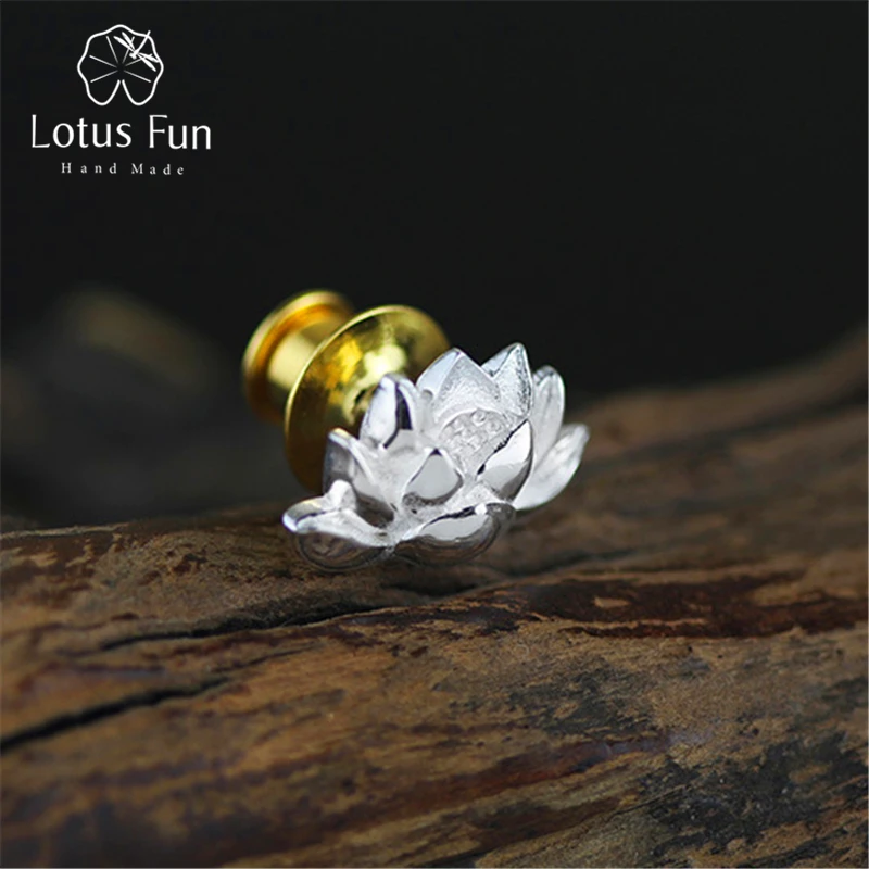 Женская Винтажная брошь Lotus Fun изящная в форме цветка лотоса ювелирное изделие