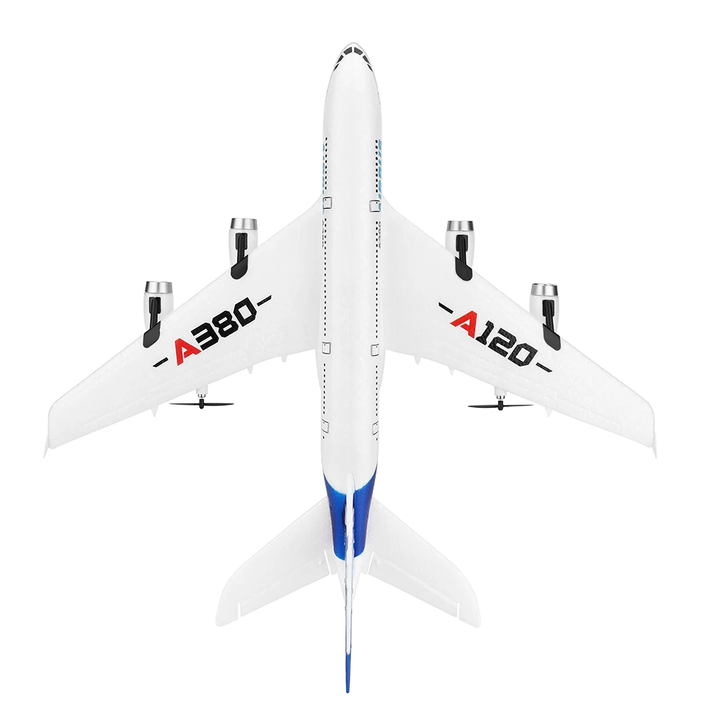 Wltoys XK A120 RTF RC Самолет 2 4 г 3CH Airbus A380 модель самолета 8 минут время полета 505 мм длина