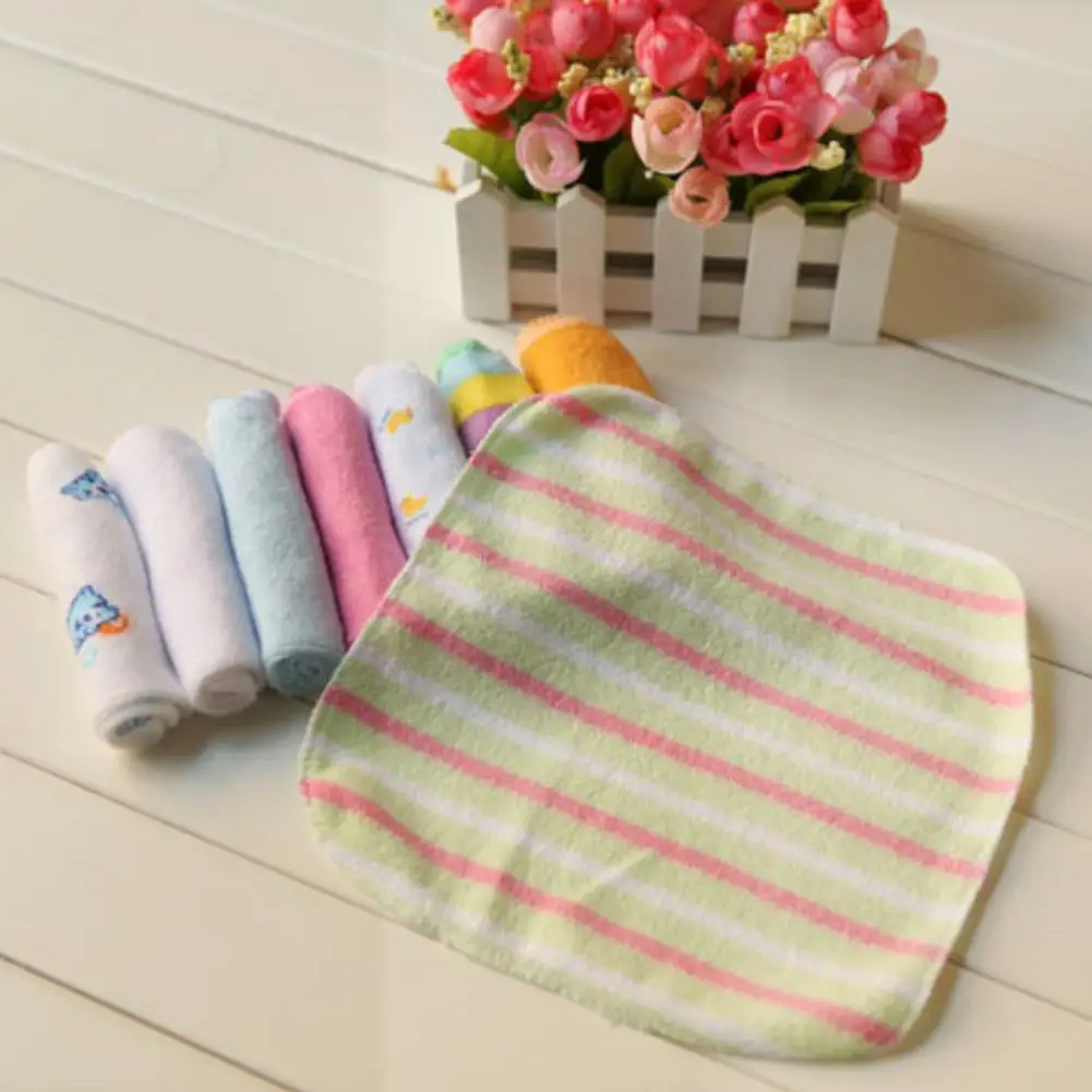 8pcs/Set Baby Feeding Towel Nursing Towels Face Cleaning Bibs Handkerchief Washcloth Random Color | Мать и ребенок