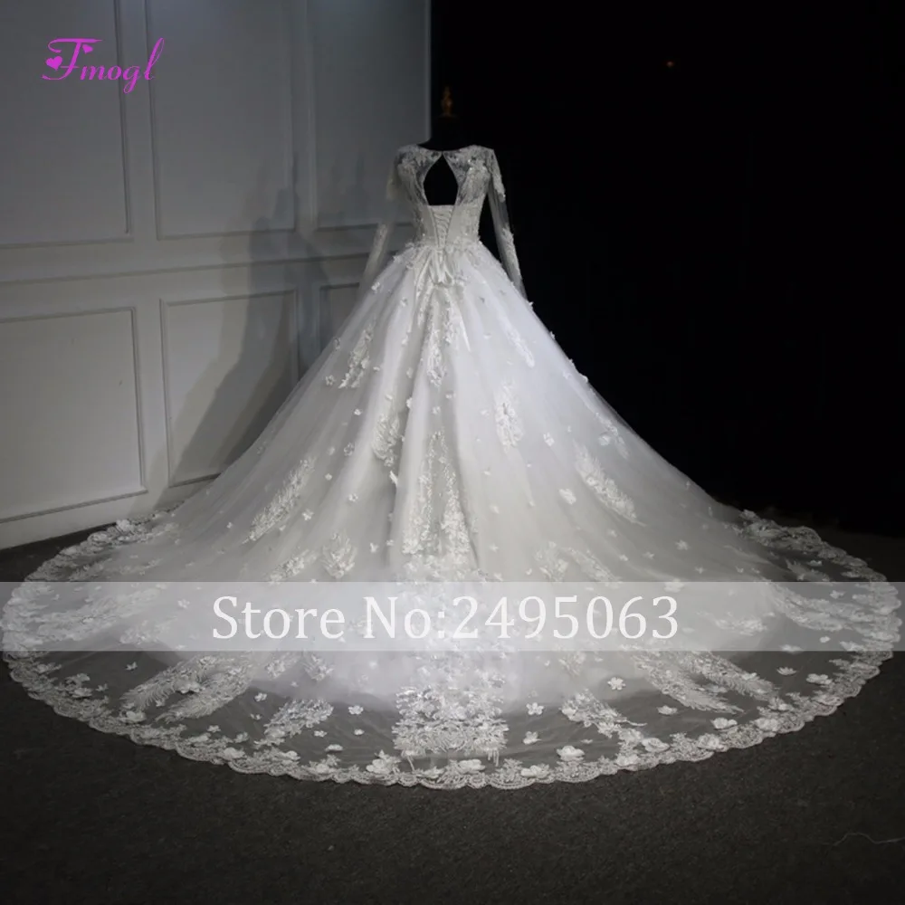 Vestido de Noiva свадебное бальное платье со шнуровкой и глубоким вырезом роскошное