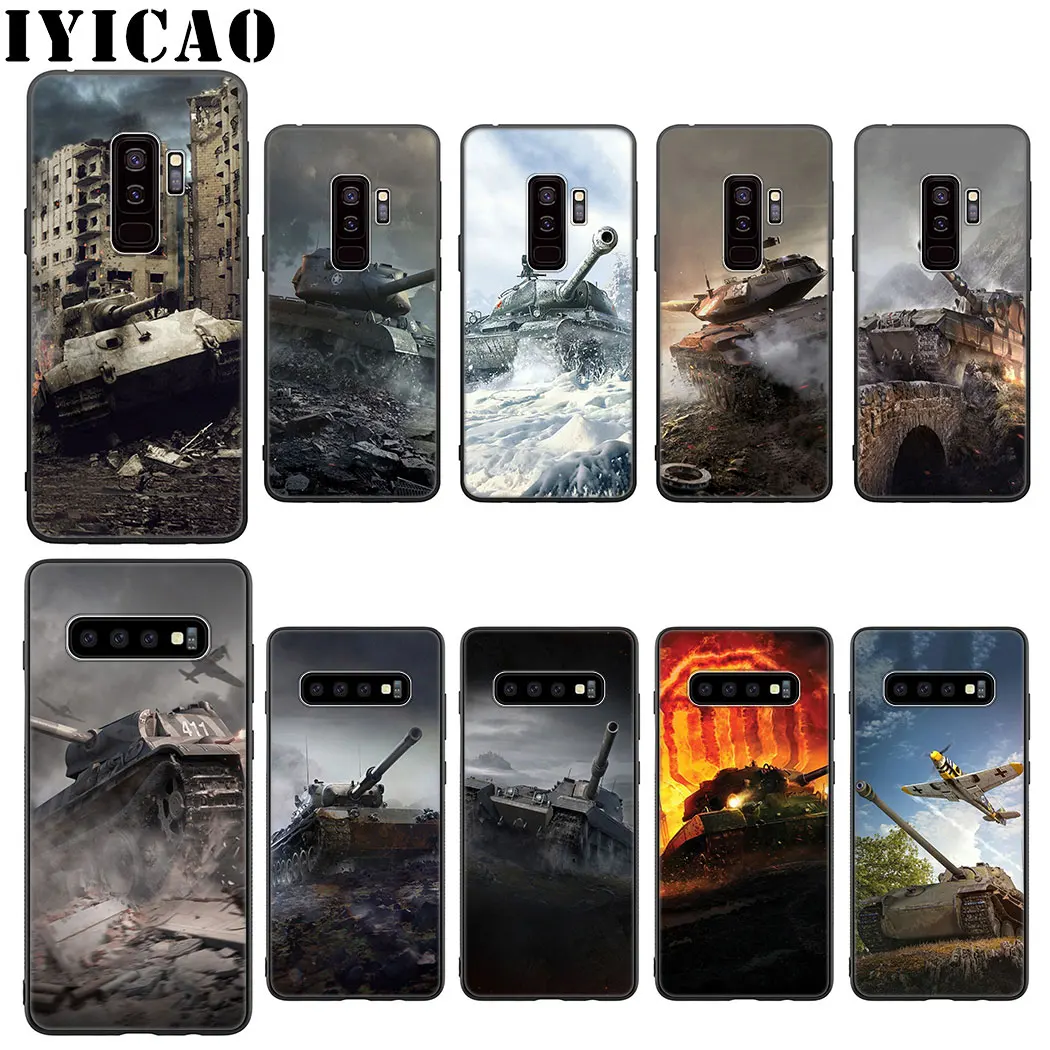 IYICAO world of tanks Soft Silicone Case for Samsung Galaxy S10 S9 S8 Plus S10e S6 S7 Edge Phone |