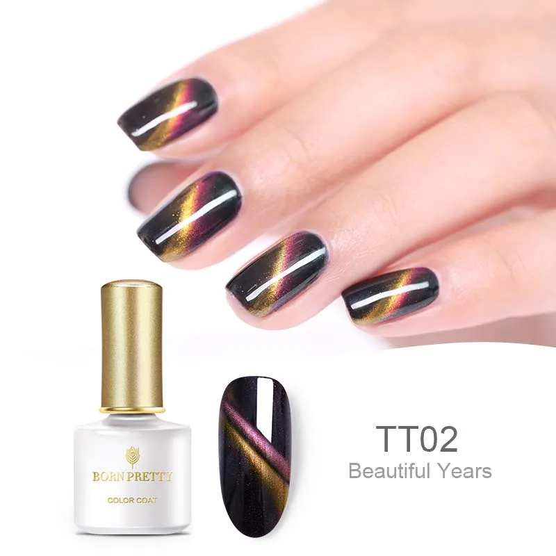BP-TT02 BORN PRETTY 5D Гель-лак для использования с магнитом лак Профессиональный замачиваемый гель лак для ногтей магнит УФ светодиодный Гель-лак для маникюра сделай сам - Цвет: BP-TT02