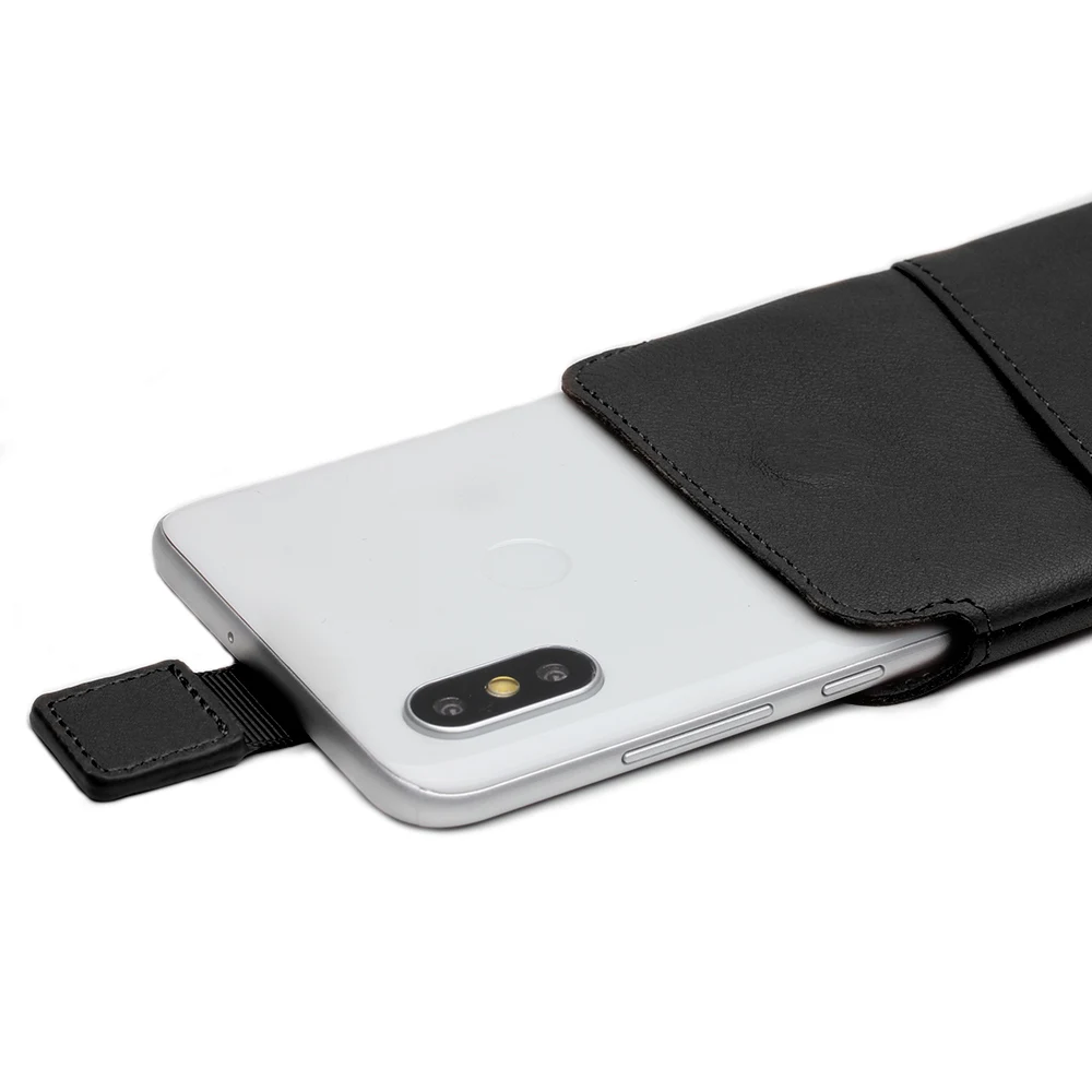 Чехол QIALINO из натуральной кожи для Xiaomi Mi 8 кошелек с отделениями карт роскошный