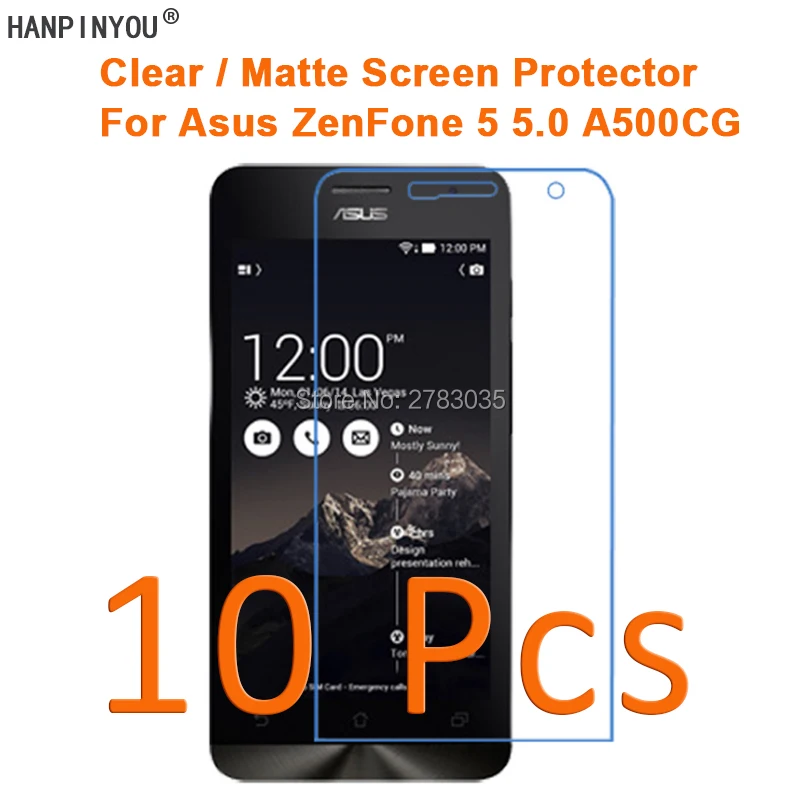 10 шт./лот Защитная пленка для Asus ZenFone 5 A500CG A501CG A500KL 0 &quotHD Clear / Anti-Glare Matte | Мобильные
