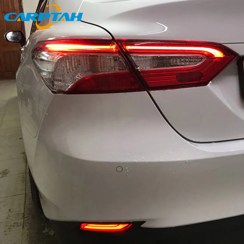 2 шт. светодиодный задний противотуманный фонарь для Toyota Camry SE XSE 2018 2019 водить