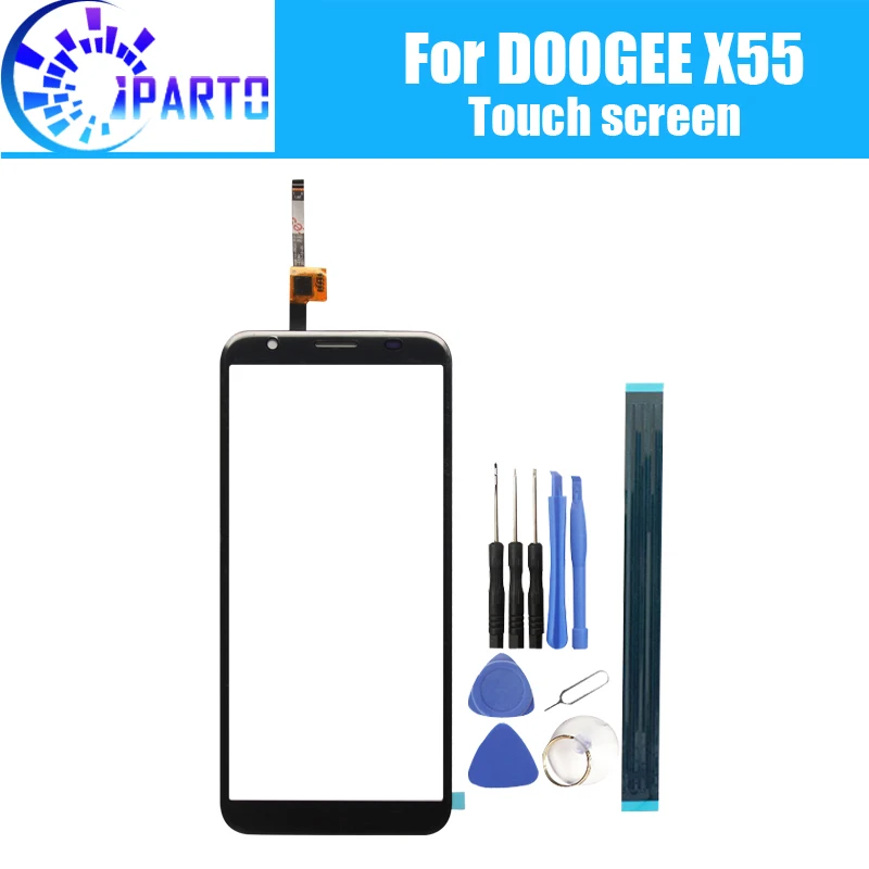 5 дюймов Doogee X55 сенсорный экран Стекло 100% гарантия оригинальный дигитайзер