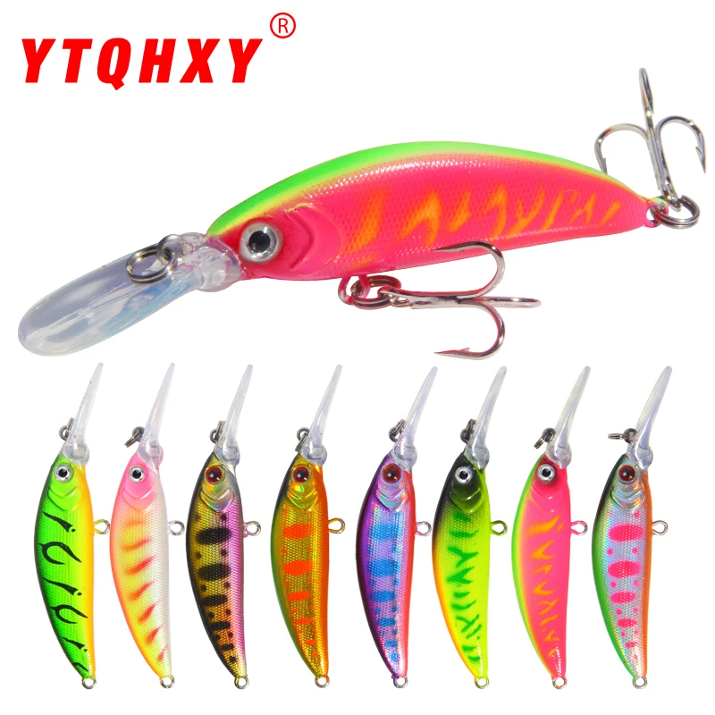 YTQHXY жесткая приманка для рыбалки 7 См 5 г Гольян Crankbait воблеры Peche Bass Iscas