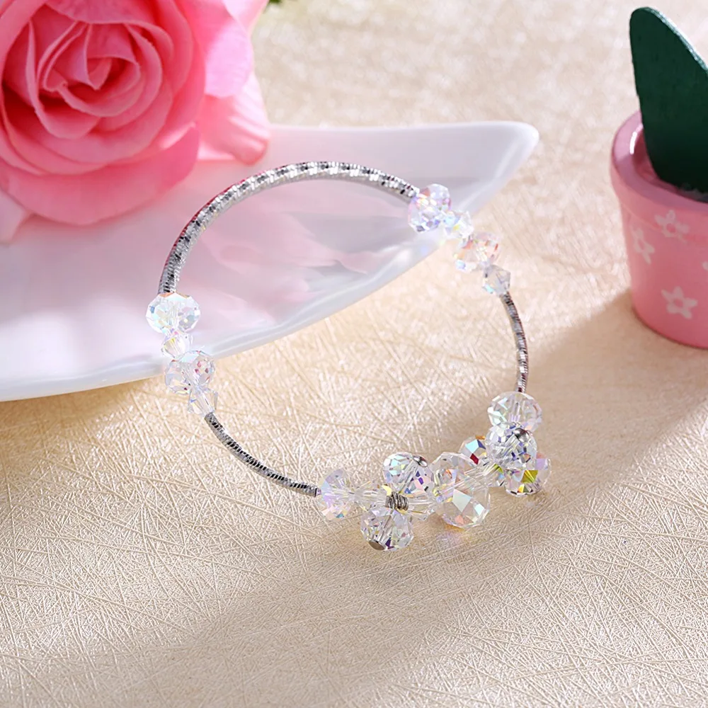 LEKANI оригинальные необычные кристаллы от SWAROVSKI браслет браслеты бусины