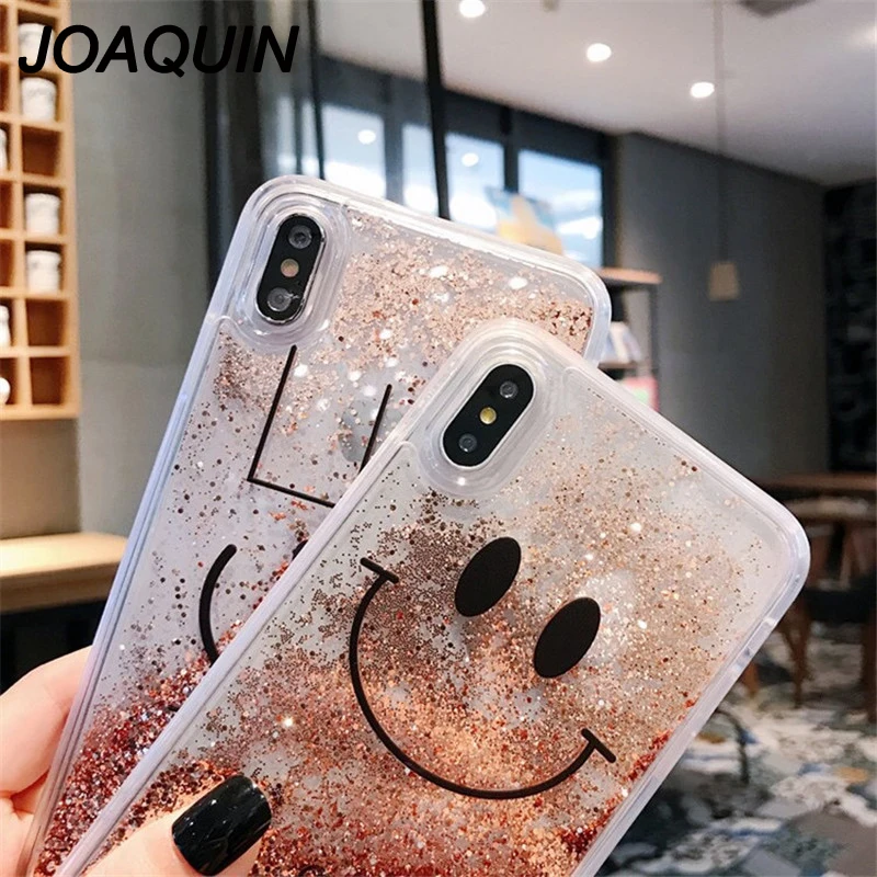 Роскошный мерцающий динамичный жидкий песок чехол для iPhone 6 6S 7 8 Plus ЗОЛОТОЙ
